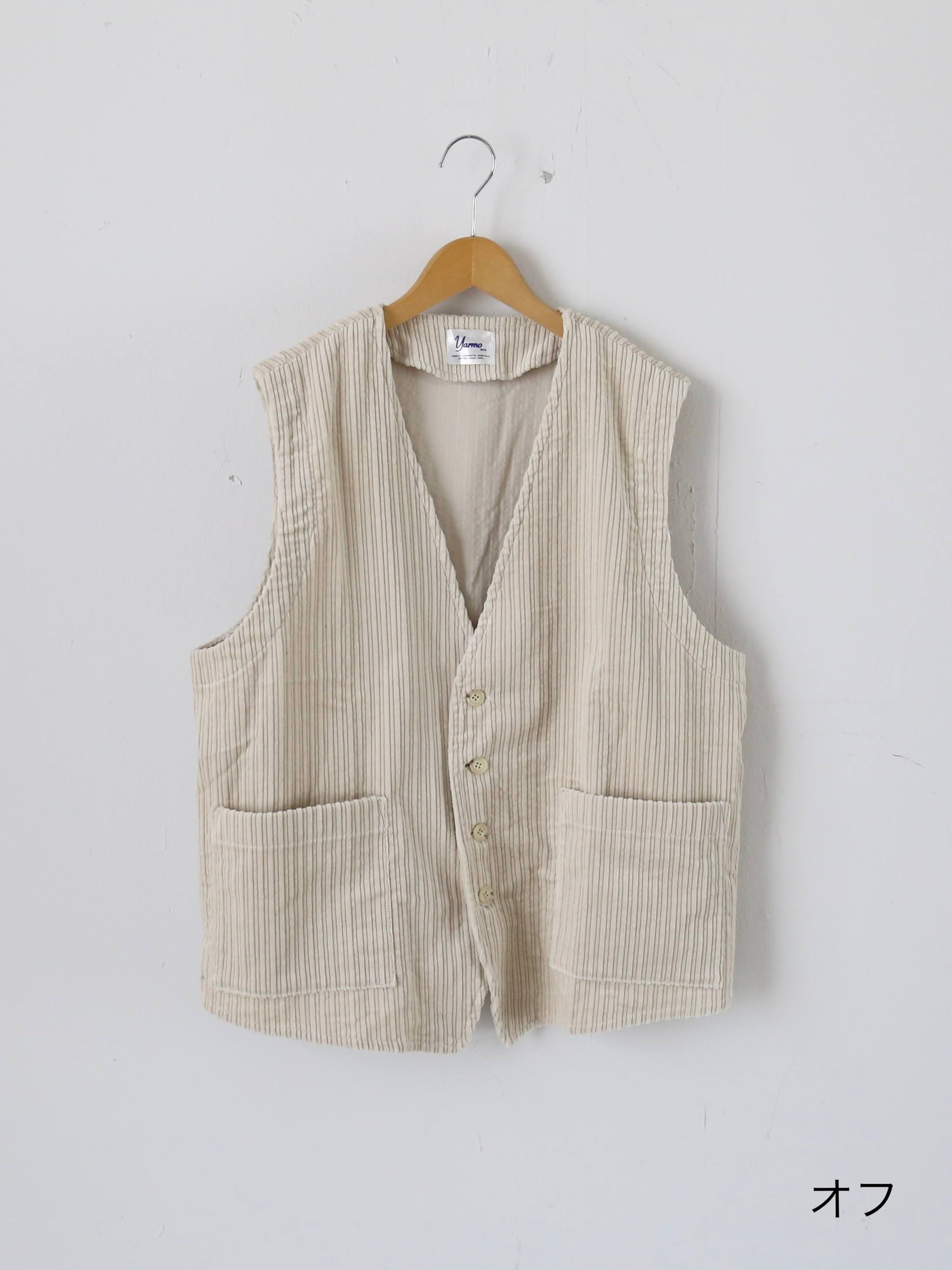 YARMO オーバーサイズドスリーブレスジャケット [YAR-25AW J22]