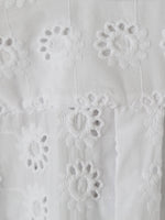 画像をギャラリービューアに読み込む, tao 綿ローン刺繍×綿ブロードブラウス [TQ-B012-051]
