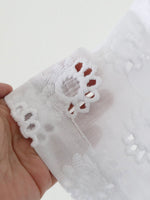 画像をギャラリービューアに読み込む, tao 綿ローン刺繍×綿ブロードブラウス [TQ-B012-051]
