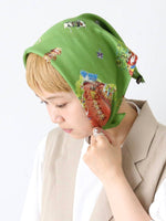 画像をギャラリービューアに読み込む, R&amp;D.M.Co- ヘリテージシルクスカーフ [6171]
