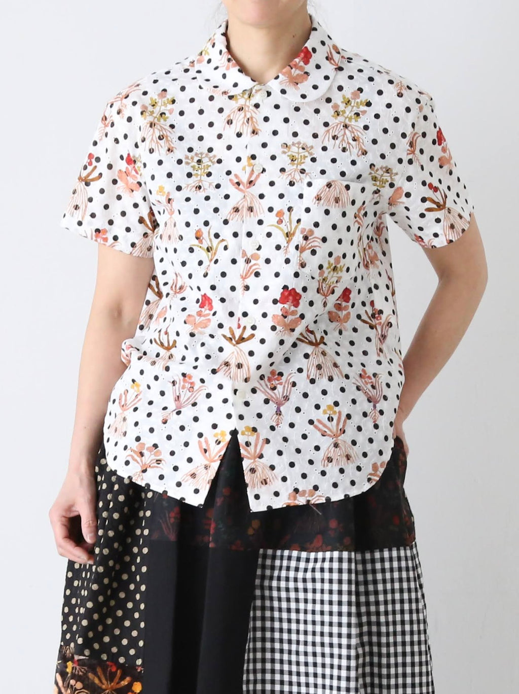 tao ドットプリントカーディガン　M タオコムデギャルソン カーディガン ドット TAO COMME des GARCON'S