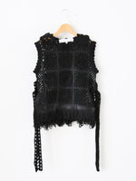 画像をギャラリービューアに読み込む, tao  エステル×アクリルかぎ針モチーフ編ベスト [TP-N006-051]
