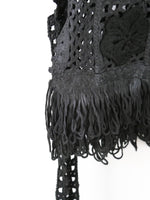 画像をギャラリービューアに読み込む, tao  エステル×アクリルかぎ針モチーフ編ベスト [TP-N006-051]
