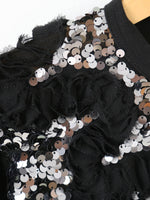 画像をギャラリービューアに読み込む, tao  エステルチュール×綿天竺 刺繍Tシャツ [TP-T008-051]
