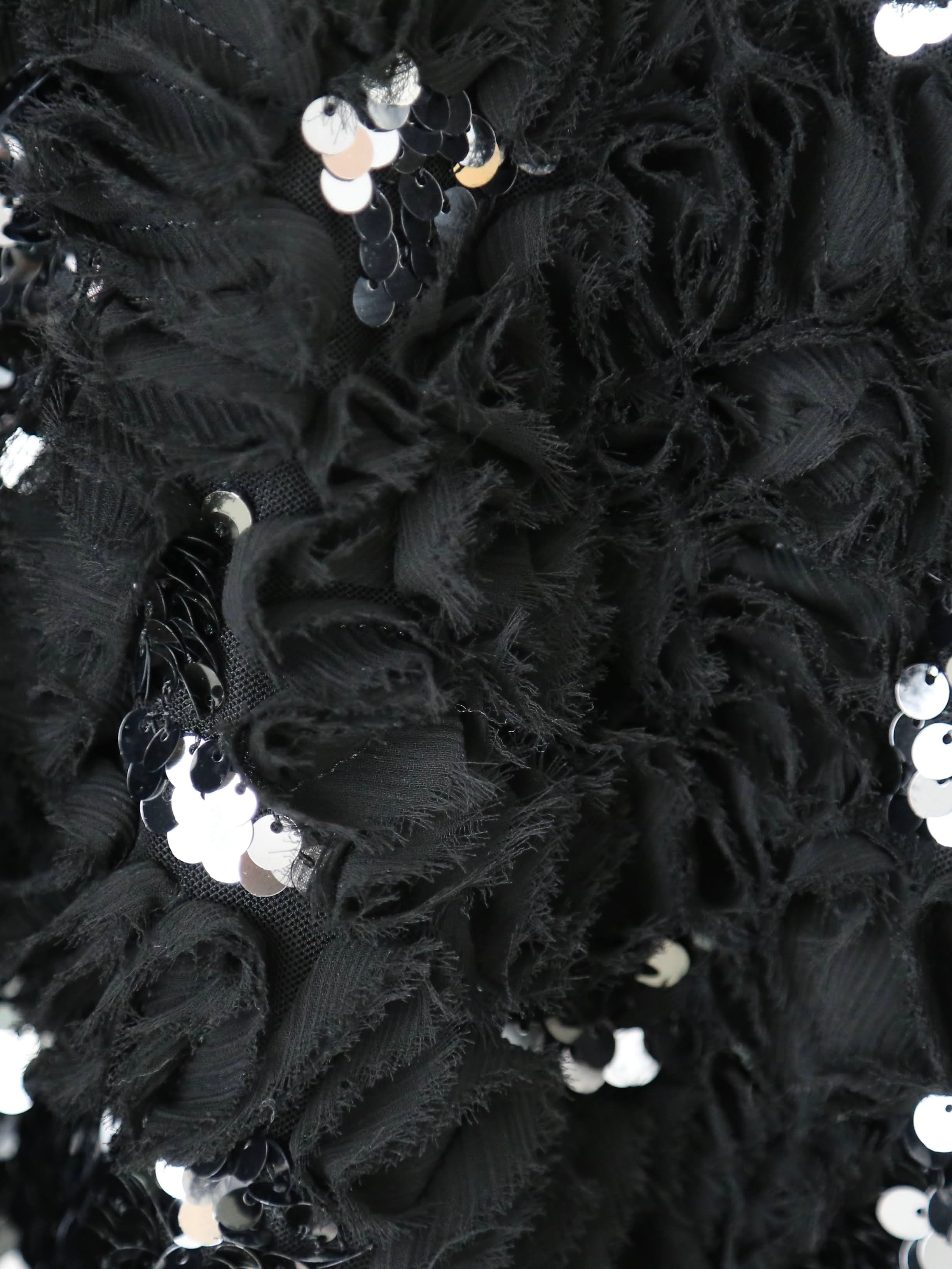 tao  エステルチュール×綿天竺 刺繍Tシャツ [TP-T008-051]