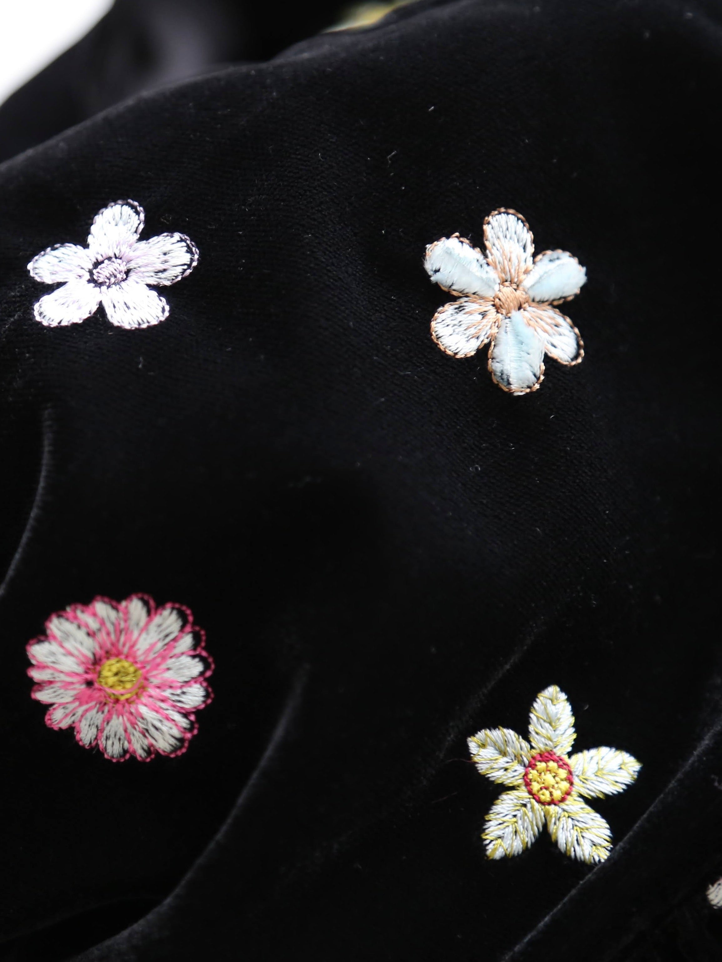 tao エステルベルベット刺繍パンツ [TP-P007-051]