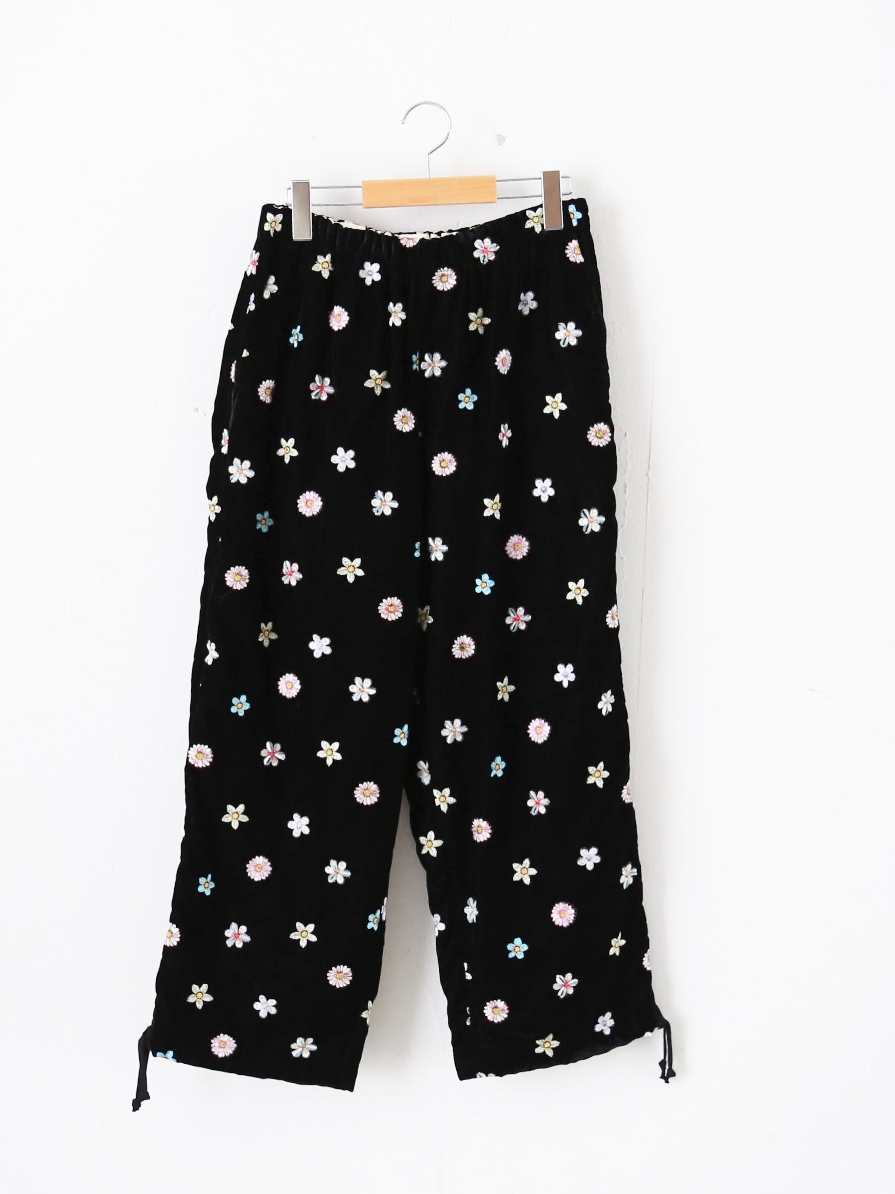 tao エステルベルベット刺繍パンツ [TP-P007-051]