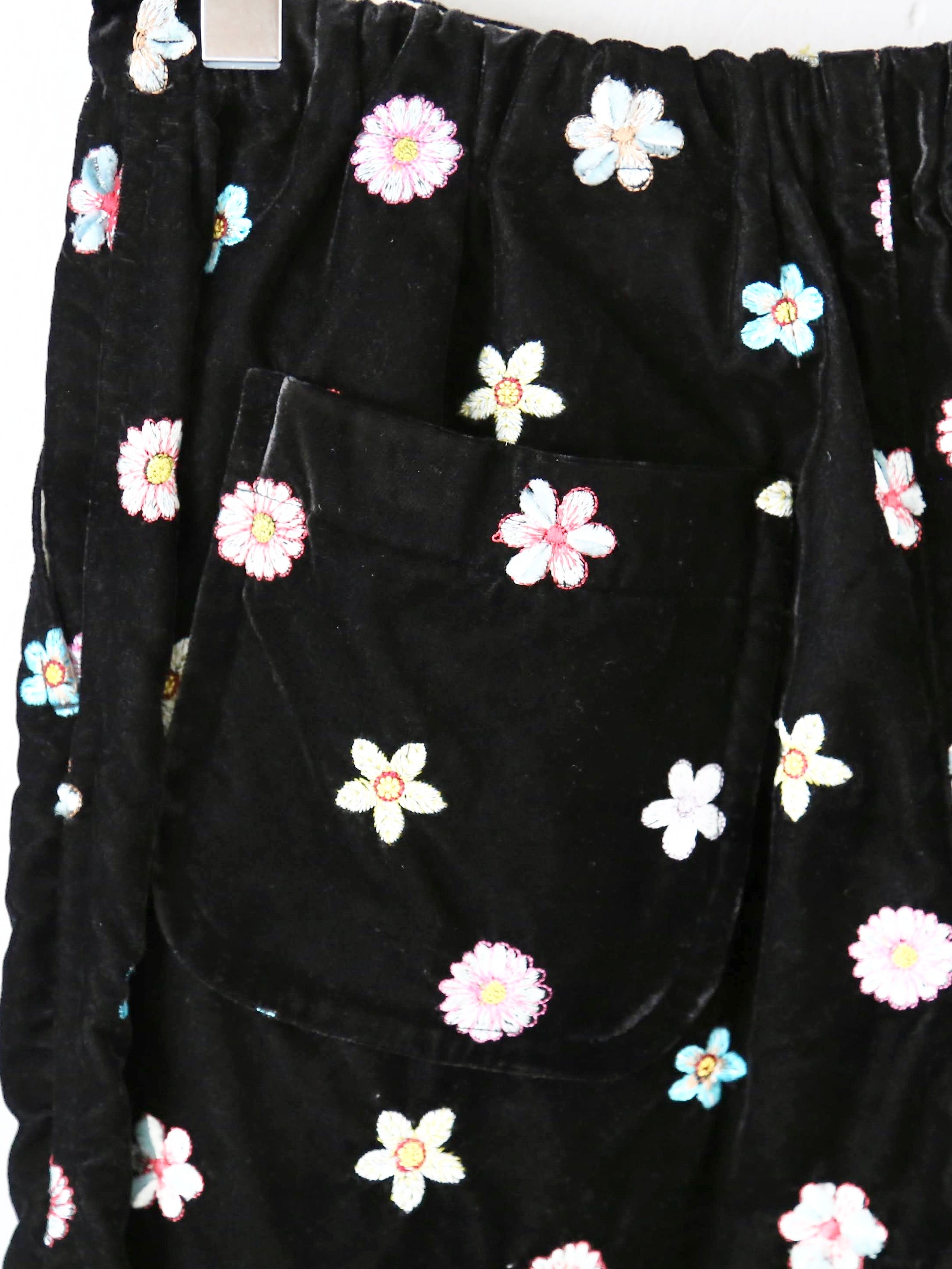 tao エステルベルベット刺繍パンツ [TP-P007-051]