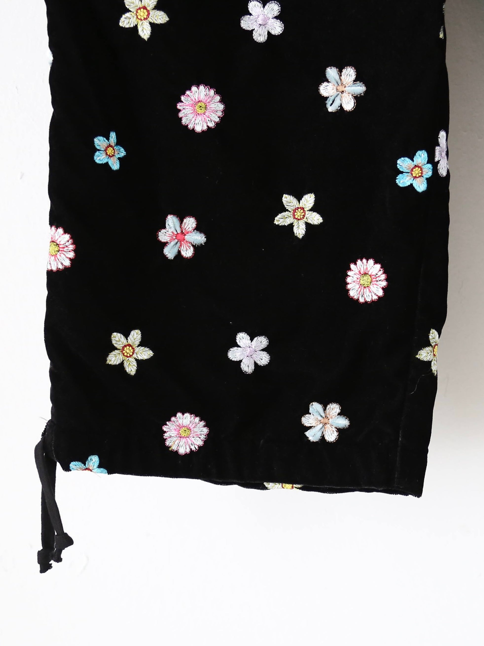 tao エステルベルベット刺繍パンツ [TP-P007-051]