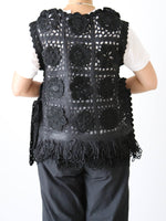 画像をギャラリービューアに読み込む, tao  エステル×アクリルかぎ針モチーフ編ベスト [TP-N006-051]
