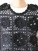 画像をギャラリービューアに読み込む, tao  エステル×アクリルかぎ針モチーフ編ベスト [TP-N006-051]
