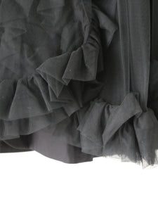 noir kei ninomiya 綿タイプライター×ナイロンチュール スカート 3層