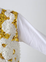 画像をギャラリービューアに読み込む, tao  エステルチュール×綿天竺 刺繍Tシャツ [TP-T008-051]
