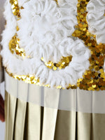 画像をギャラリービューアに読み込む, tao  エステルチュール×綿天竺 刺繍Tシャツ [TP-T008-051]
