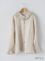 画像をギャラリービューアに読み込む, BUNON タックカラーブラウス [BN2642]
