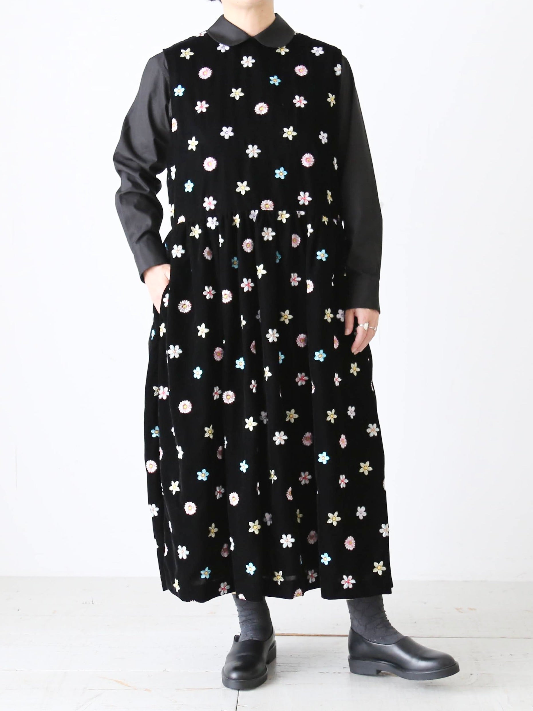 tao エステルベルベット刺繍ワンピース [TP-O004-051] – CREER