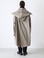 画像をギャラリービューアに読み込む, R&amp;D.M.Co- ガンクラブチェックフーディコート [7819]
