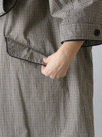 画像をギャラリービューアに読み込む, R&amp;D.M.Co- ガンクラブチェックフーディコート [7819]
