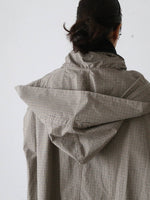 画像をギャラリービューアに読み込む, R&amp;D.M.Co- ガンクラブチェックフーディコート [7819]
