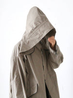 画像をギャラリービューアに読み込む, R&amp;D.M.Co- ガンクラブチェックフーディコート [7819]
