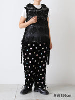 画像をギャラリービューアに読み込む, tao エステルベルベット刺繍パンツ [TP-P007-051]
