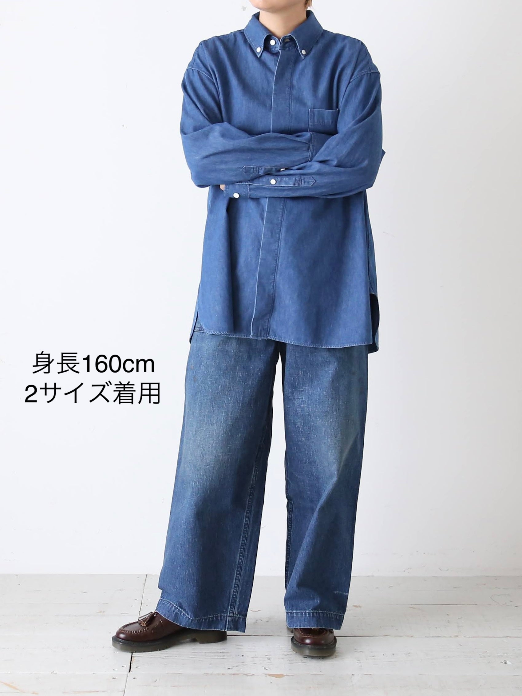 TOUJOURS バイオウォッシュバギーB.Dシャツ [HM43MS02]