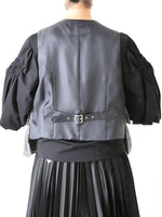 画像をギャラリービューアに読み込む, noir kei ninomiya 千鳥柄ウールツイードベスト [3P-V013-051]
