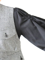 画像をギャラリービューアに読み込む, noir kei ninomiya 千鳥柄ウールツイードベスト [3P-V013-051]
