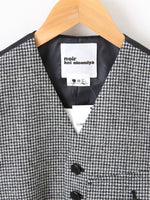 画像をギャラリービューアに読み込む, noir kei ninomiya 千鳥柄ウールツイードベスト [3P-V013-051]
