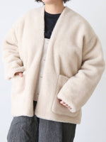 画像をギャラリービューアに読み込む, TOUJOURS ボタンフロントフライビッグ カーディガンジャケット [TM43SJ03]
