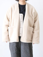 画像をギャラリービューアに読み込む, TOUJOURS ボタンフロントフライビッグ カーディガンジャケット [TM43SJ03]
