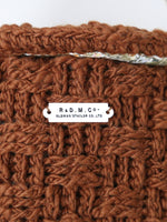 将图片加载到图库查看器，R&amp;D.M.Co- ワイルドベリーフィールドハンドニットバスケット [7897]
