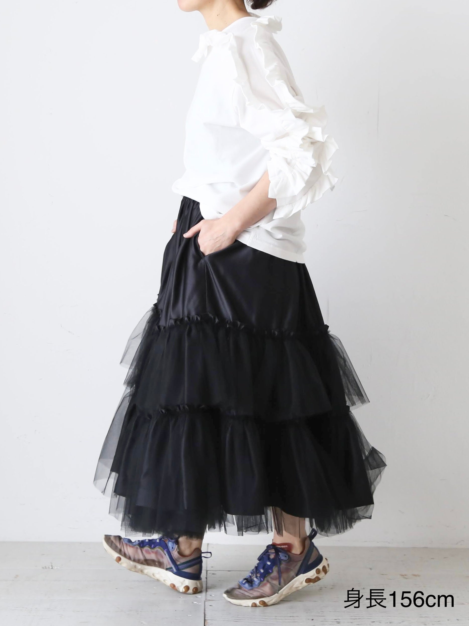 Noir Kei Ninomiya 中綿スカート noir kei ninomiya 綿タイプライター