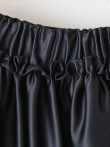 noir kei ninomiya エステルサテン×ナイロンチュール スカート