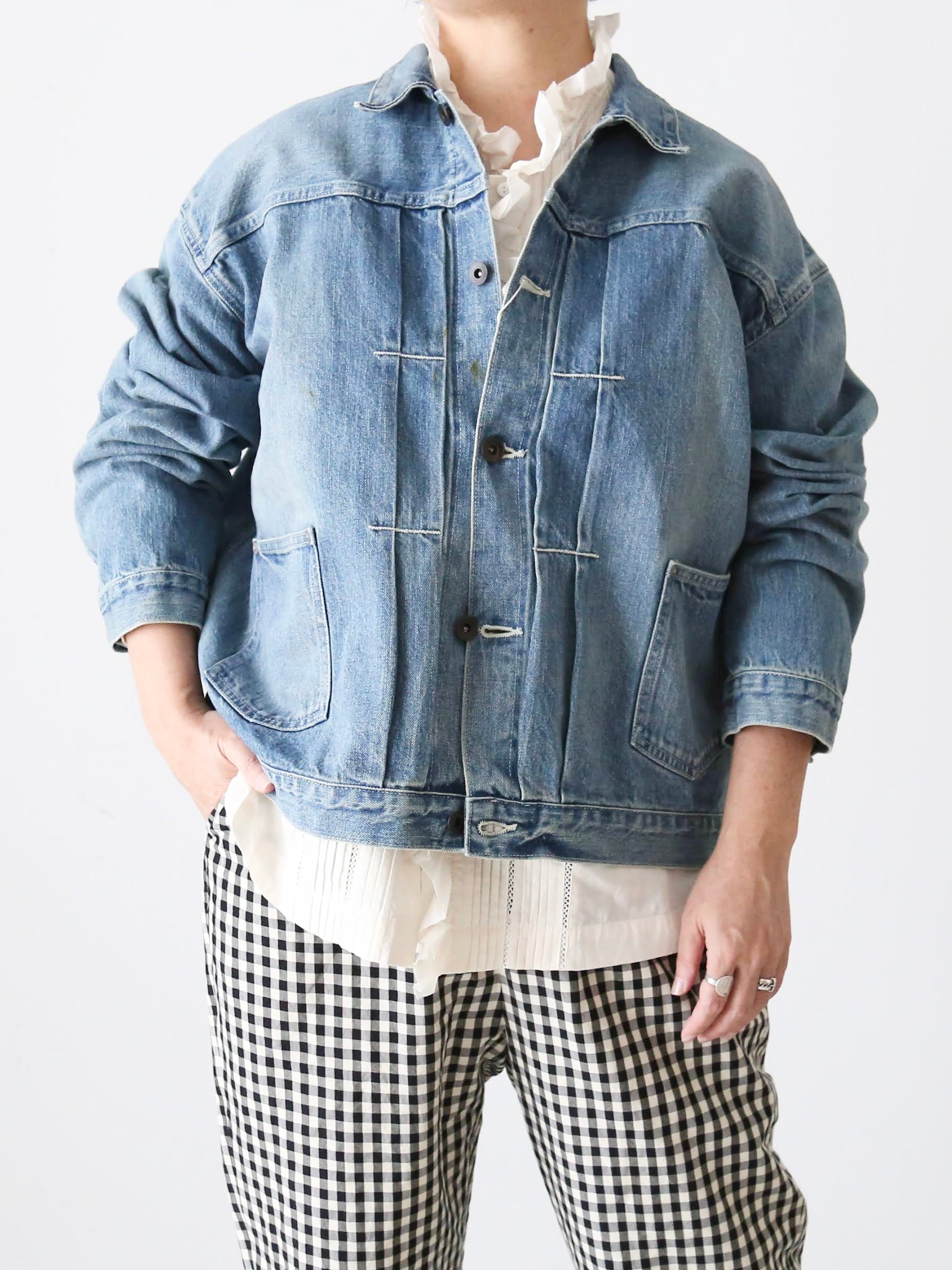 chimala  セルヴィッジ デニムショートジャケット [CS40-JT-12]