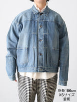 画像をギャラリービューアに読み込む, chimala  セルヴィッジ デニムショートジャケット [CS40-JT-12]
