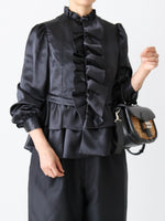 Load image into Gallery viewer, noir kei ninomiya エステルサテンブラウス [3R-B005-051]
