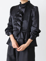 Load image into Gallery viewer, noir kei ninomiya エステルサテンブラウス [3R-B005-051]
