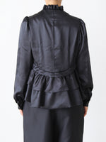Load image into Gallery viewer, noir kei ninomiya エステルサテンブラウス [3R-B005-051]
