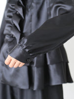Load image into Gallery viewer, noir kei ninomiya エステルサテンブラウス [3R-B005-051]
