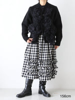 Load image into Gallery viewer, tao Wool Gingham Check Yarn-Dyed Skirt [TR-S008-051]
