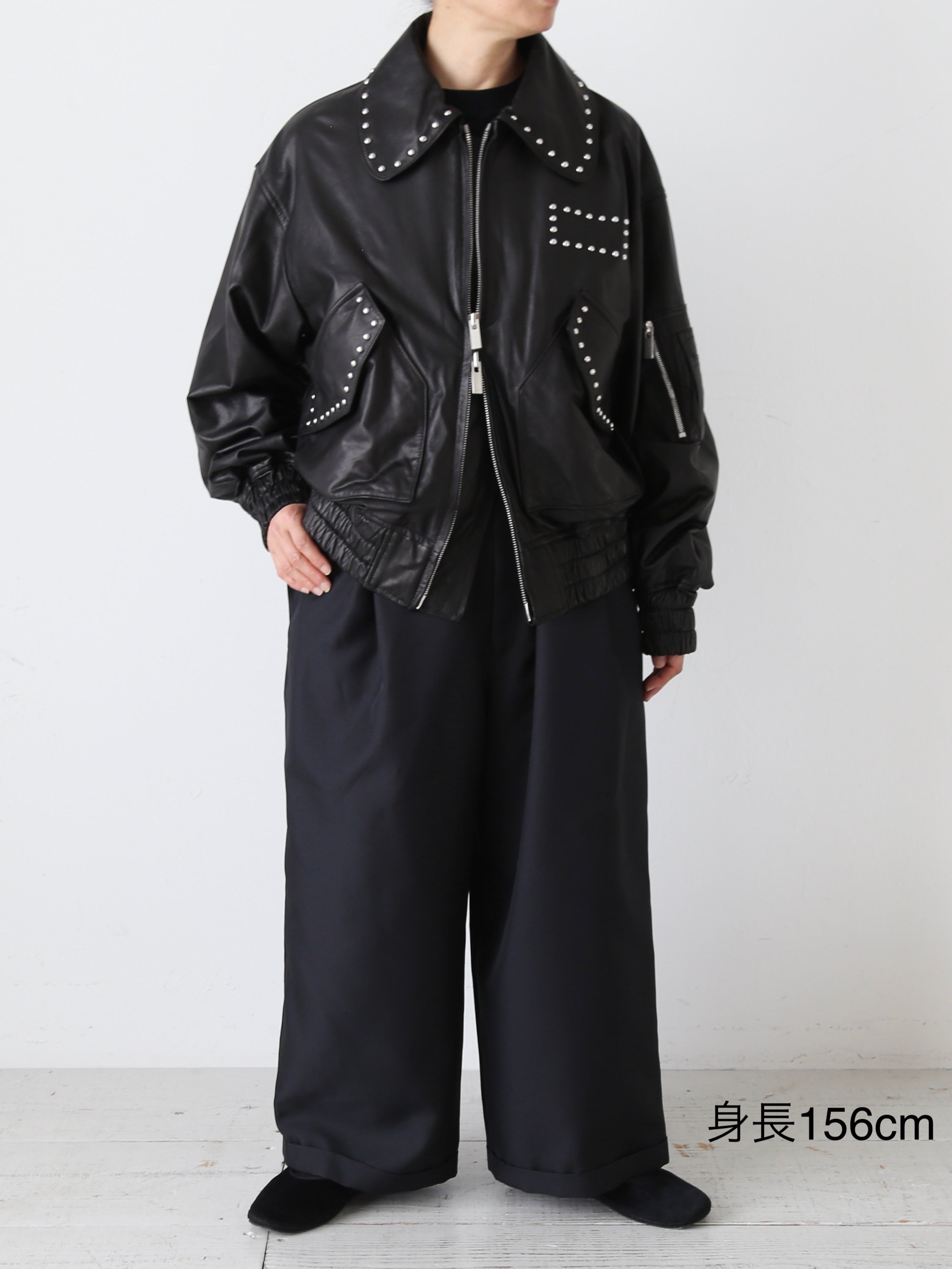 noir kei ninomiya 革ジャケット [3R-J004-051] – CREER
