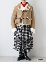 Load image into Gallery viewer, tao Wool Gingham Check Yarn-Dyed Skirt [TR-S008-051]
