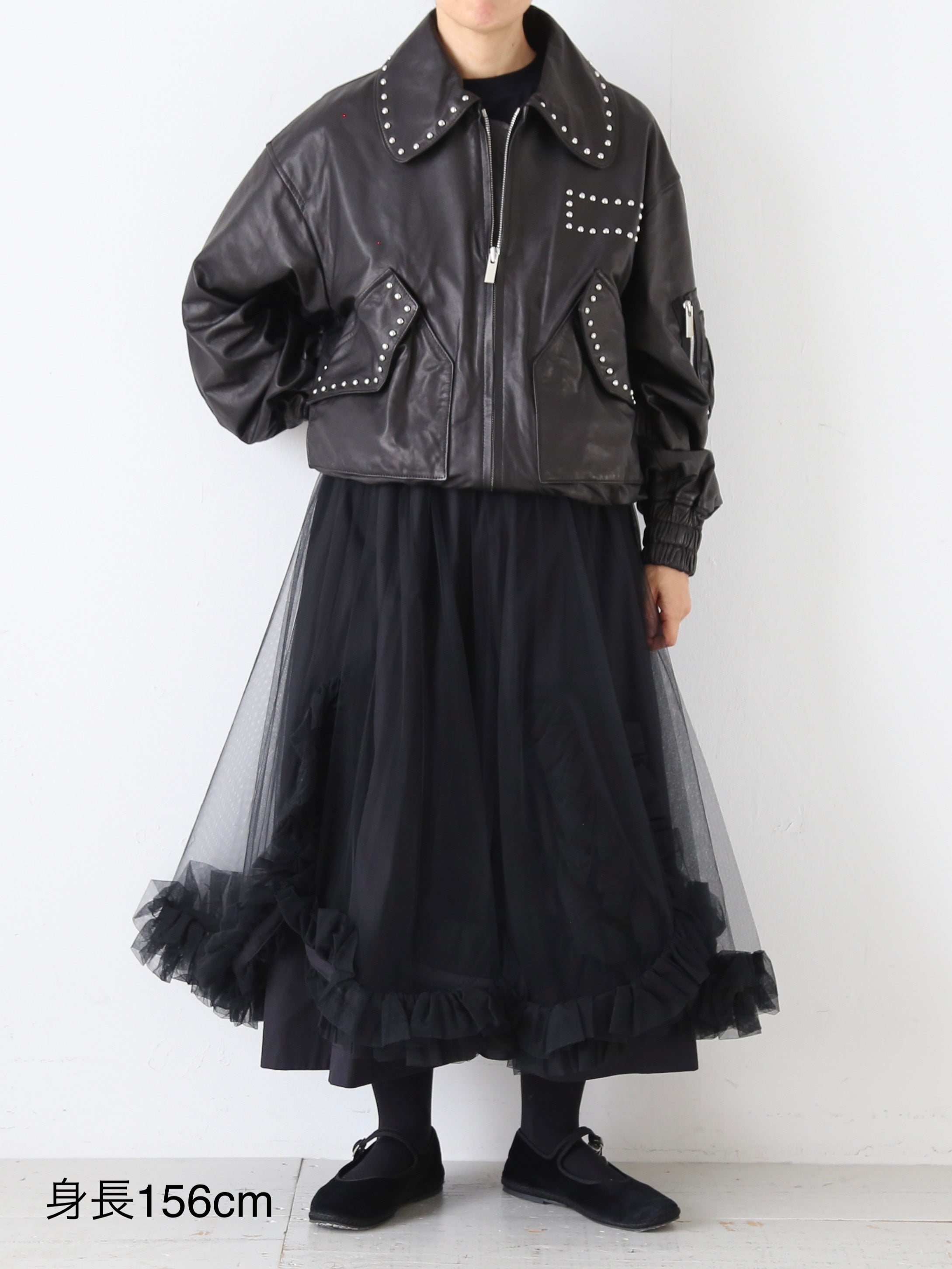 noir kei ninomiya 革ジャケット [3R-J004-051] – CREER