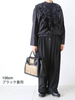 画像をギャラリービューアに読み込む, BUNON フリルリボンブラウス [BN2502]
