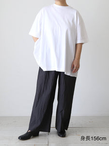 TOUJOURS コンビネーションTシャツ コットンレース ホワイト 長袖 – CREER