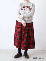 画像をギャラリービューアに読み込む, R&amp;D.M.Co- NEVER SAY DIET スウェットシャツ [7712]
