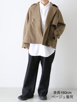 画像をギャラリービューアに読み込む, Veritecoeur ショートトレンチ [VC-2768]
