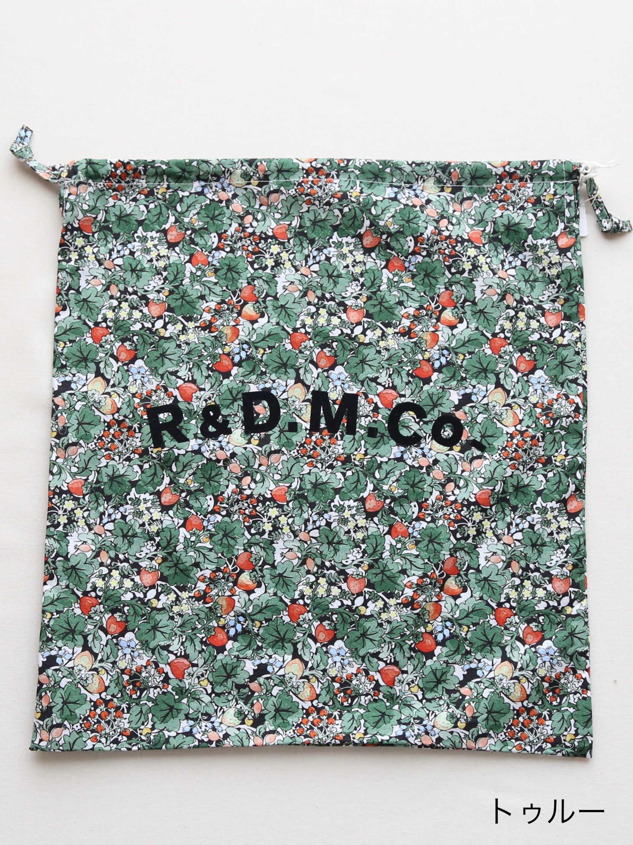 R&D.M.Co- ワイルドベリーフィールドローン ドローストリングバッグ(L