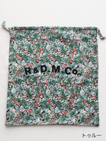 画像をギャラリービューアに読み込む, R&amp;D.M.Co-  ワイルドベリーフィールドローン ドローストリングバッグ(L) [7882]
